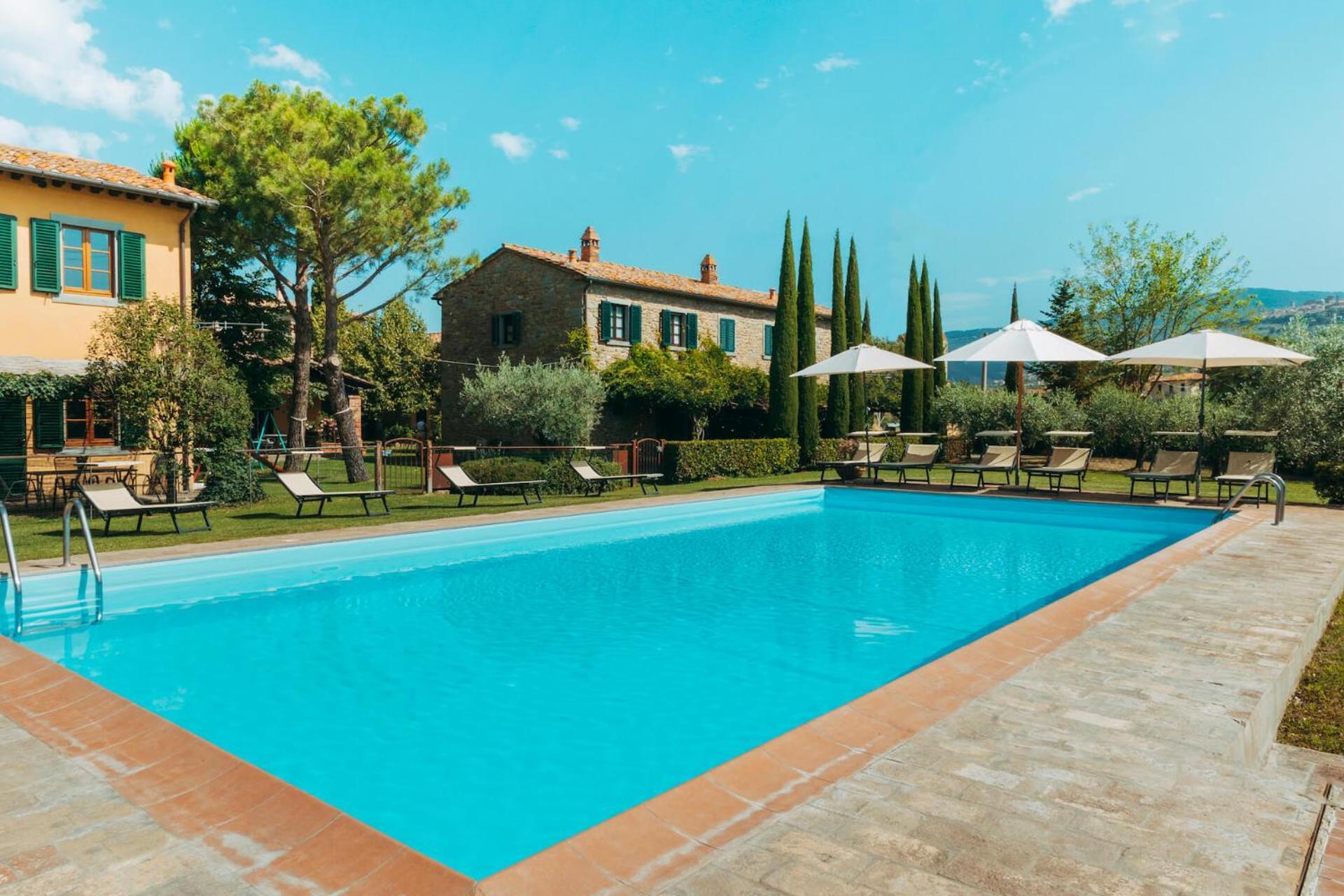Agriturismo Il Borgo Cortona Luaran gambar